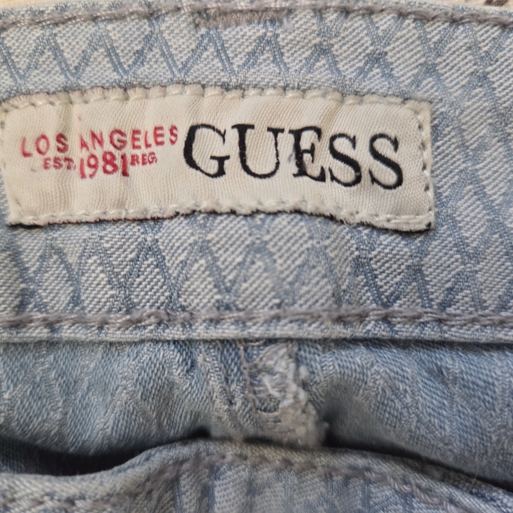 Light Blue Patterned Jeans - Picture 7 of 14